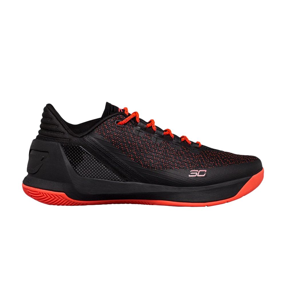 Under Armour Curry 3 Low 'Black Red' | Men's Size 10.5 - 1286376-963