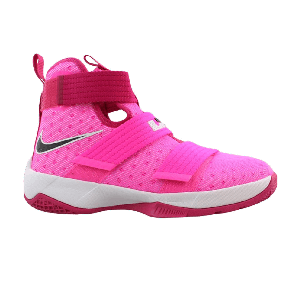 Nike Lebron Soldier 10 GS 'Vivid Pink Blast' Youth Sneakers - Size 6.0