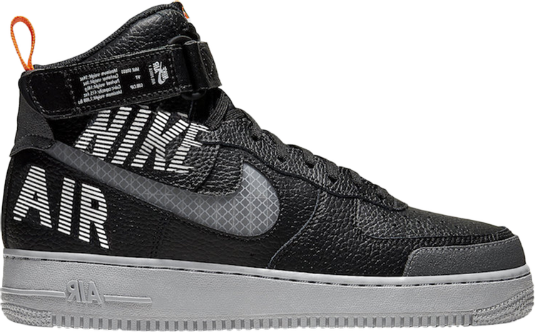 Size+6+-+Nike+Air+Force+1+High+Under+Construction+-+Black for sale