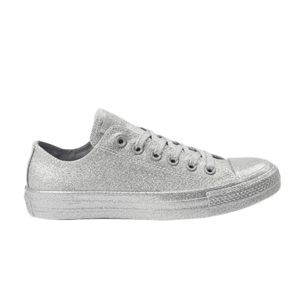 chuck taylor silver glitter