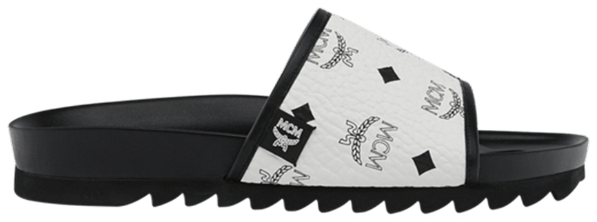 mcm visetos monogram slide