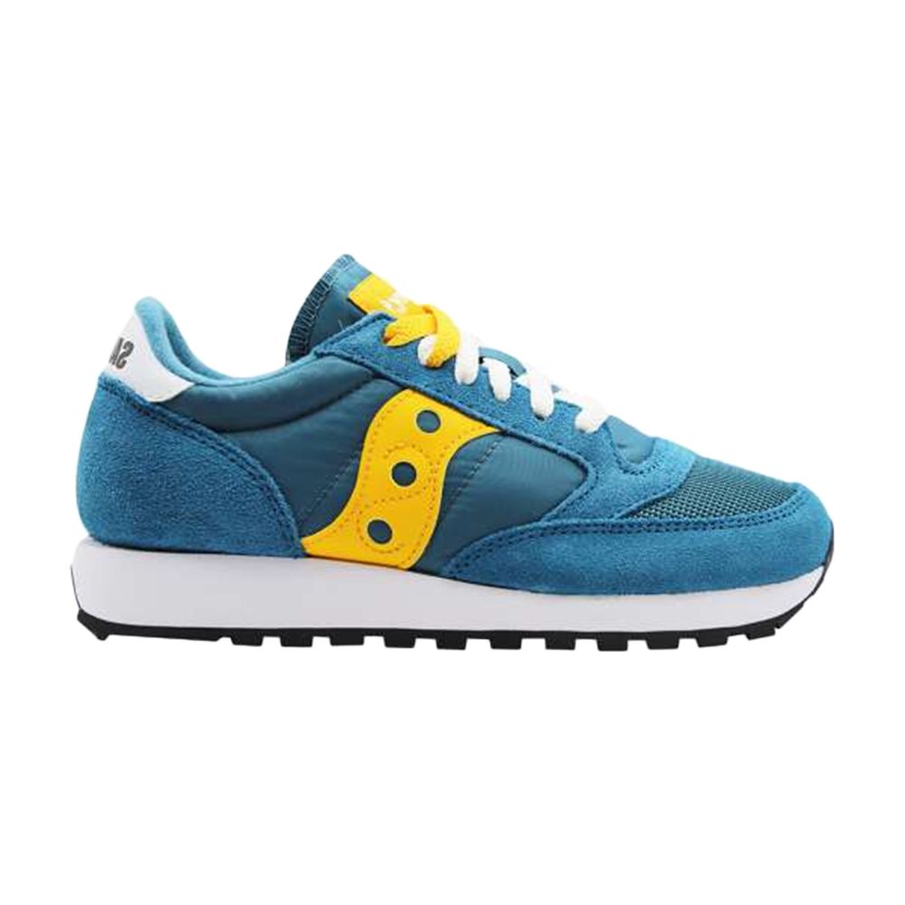 Pre-owned Saucony Wmns Jazz Original Vintage 'teal Yellow'