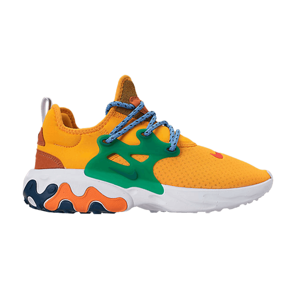 nike presto react university gold