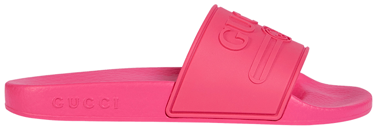 Pink gucci shop slides kids