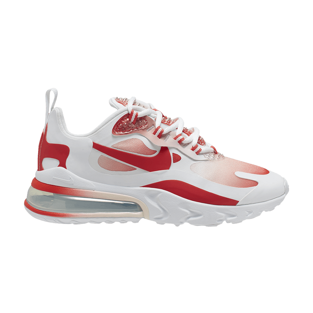 nike air max 270 react white crimson