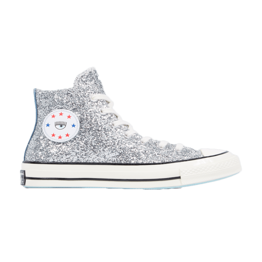converse glitter blue