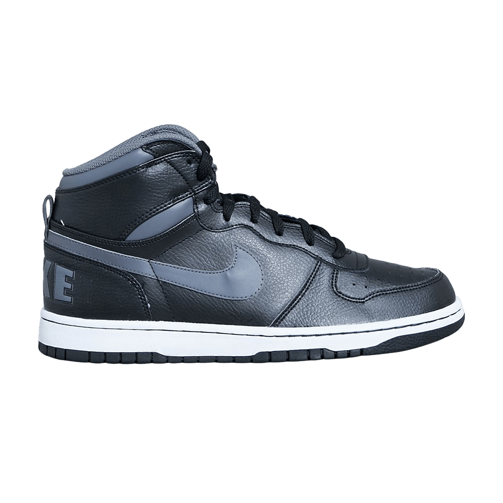 nike black and grey high tops