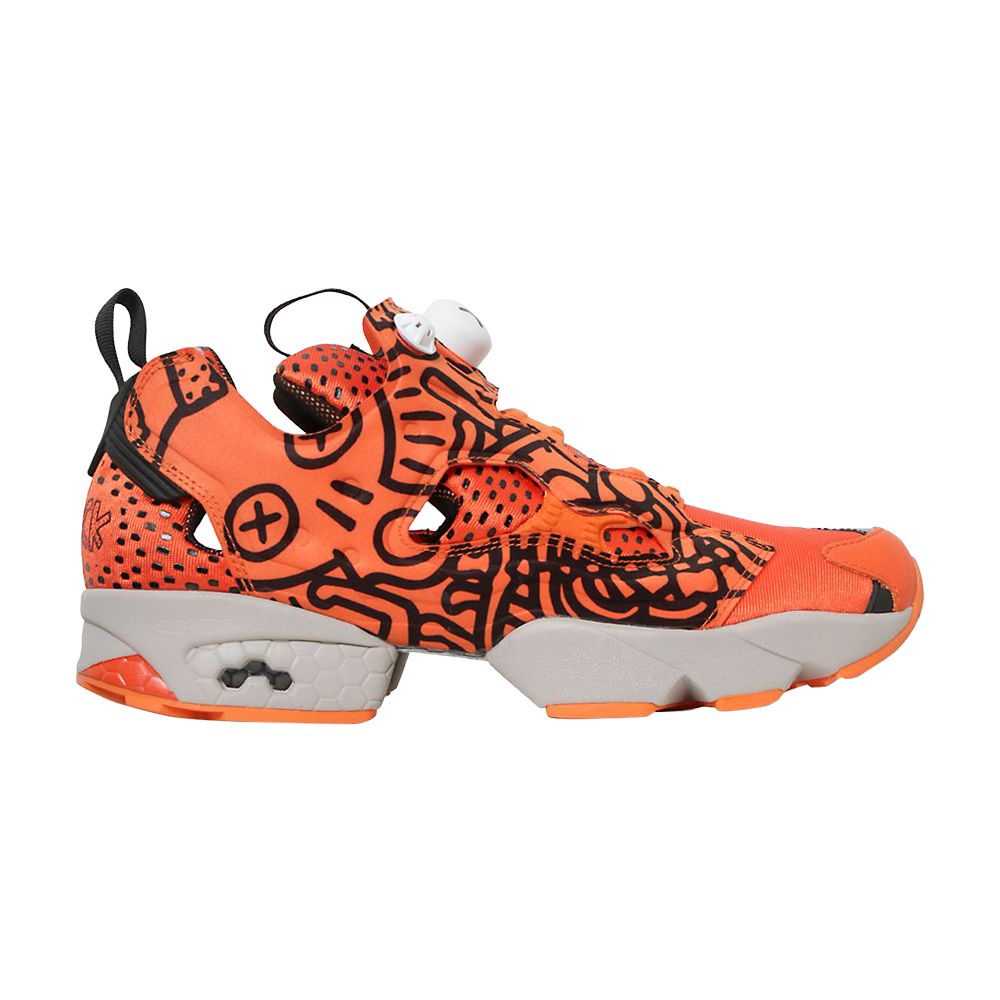 Pre-owned Reebok Keith Haring X Instapump Fury 'orange Black
