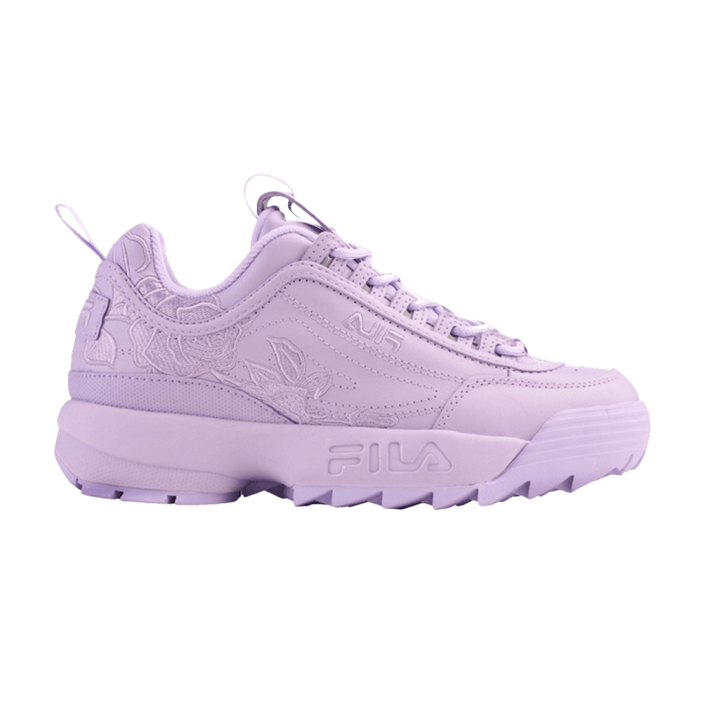 fila disruptor 2 embroidery lilac