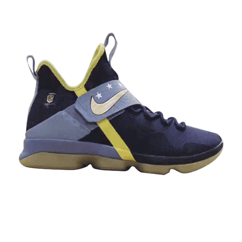 lebron 14 blue and gold