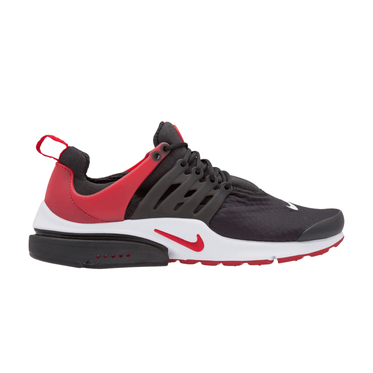 Nike presto negro con rojo cheap