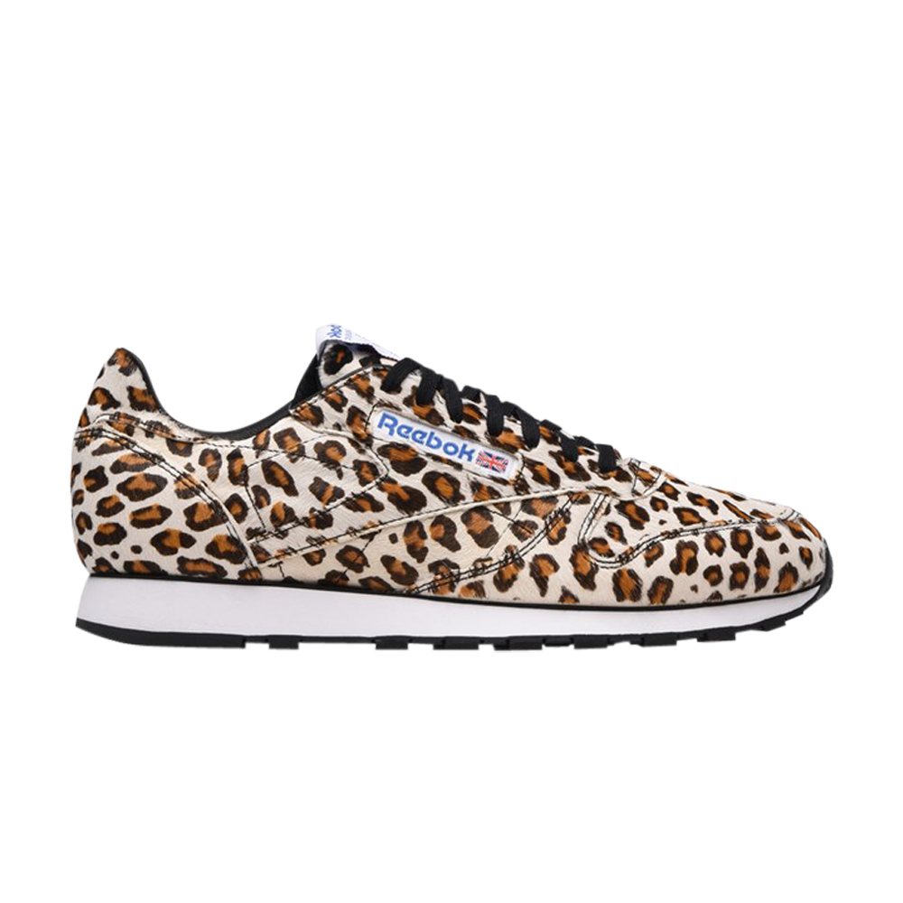 Pre-owned Reebok Head Porter X Classic Leather 'leopard' In Brown