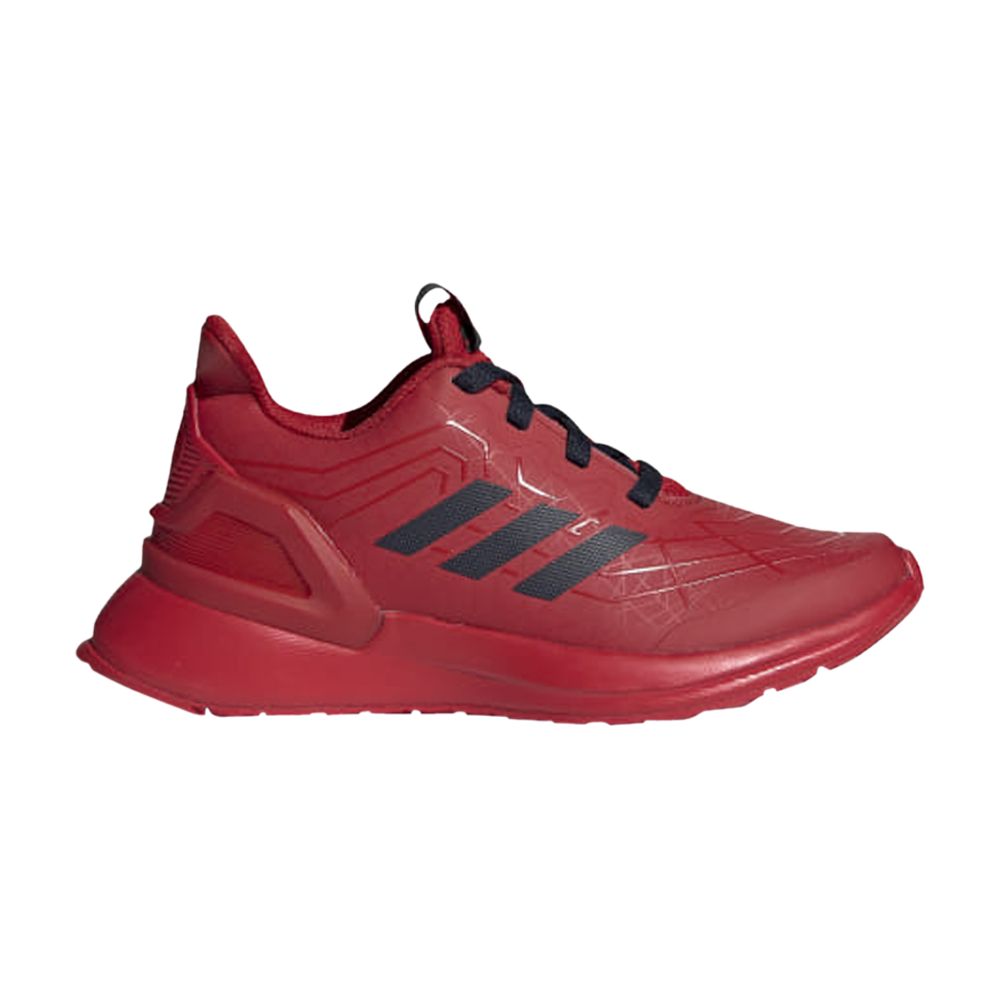 Pre-owned Adidas Originals Adidas Marvel X Rapidarun K 'spider-man' | Red | Kid's Size 11.5