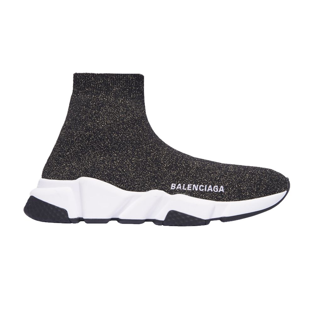 Pre-owned Balenciaga Wmns Speed Trainer High 'black Gold' 2019 | Women's Size 41