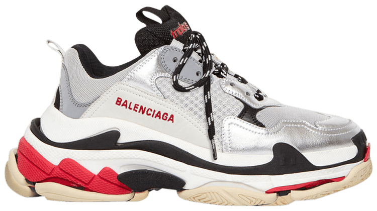 Buy Balenciaga Triple S Sneaker Red Silver White 2019 536737 W09O3 1081 GOAT AU