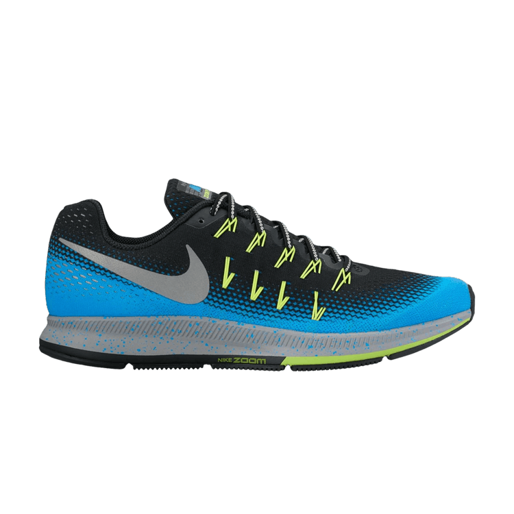 Buy Air Zoom Pegasus 33 Shield Black Blue Glow 849564 004 GOAT