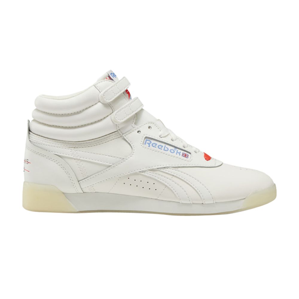 Reebok Wmns Freestyle Hi 'It's a Man's World' | White | Women's Size 6