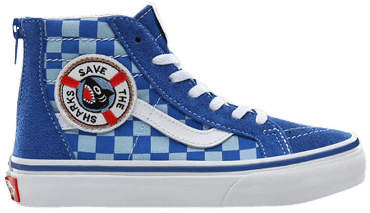 Shark Week x Vans Sk8 Hi Zip Little Kids Shark Week