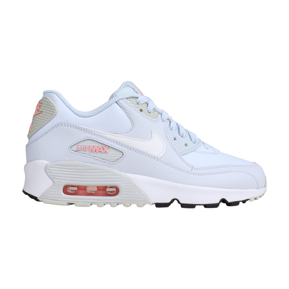 Nike Air Max 90 Leather GS 'Half Blue' | Kid's Size 4 - 833376-406