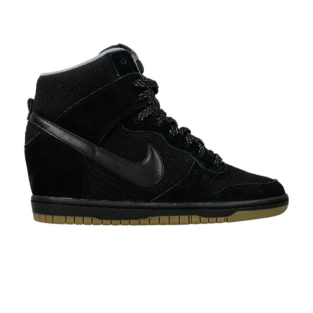 Pre-owned Nike Wmns Dunk Sky High Essential 'black Gum' | Women's Size 8