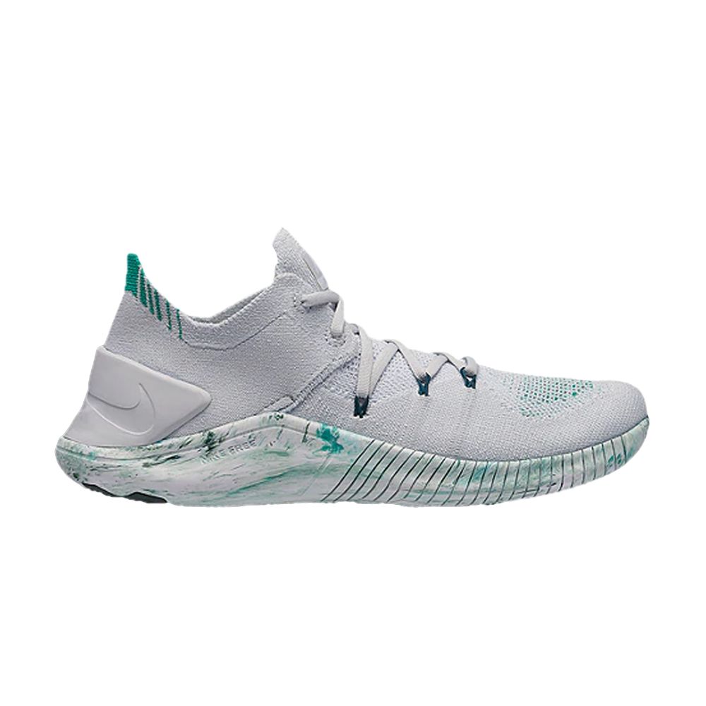 NIKE WMNS FREE TR FLYKNIT 3 AMP 'PLATINUM CLEAR EMERALD'