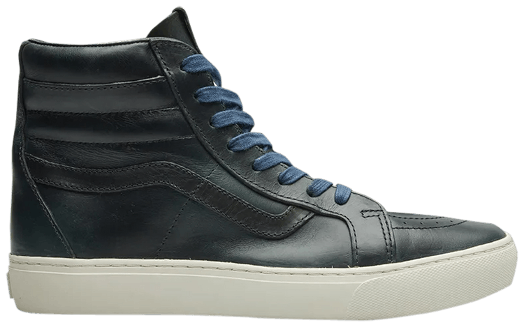 Vans Horween Leather Co x Sk8 Hi LX Parisian Blue