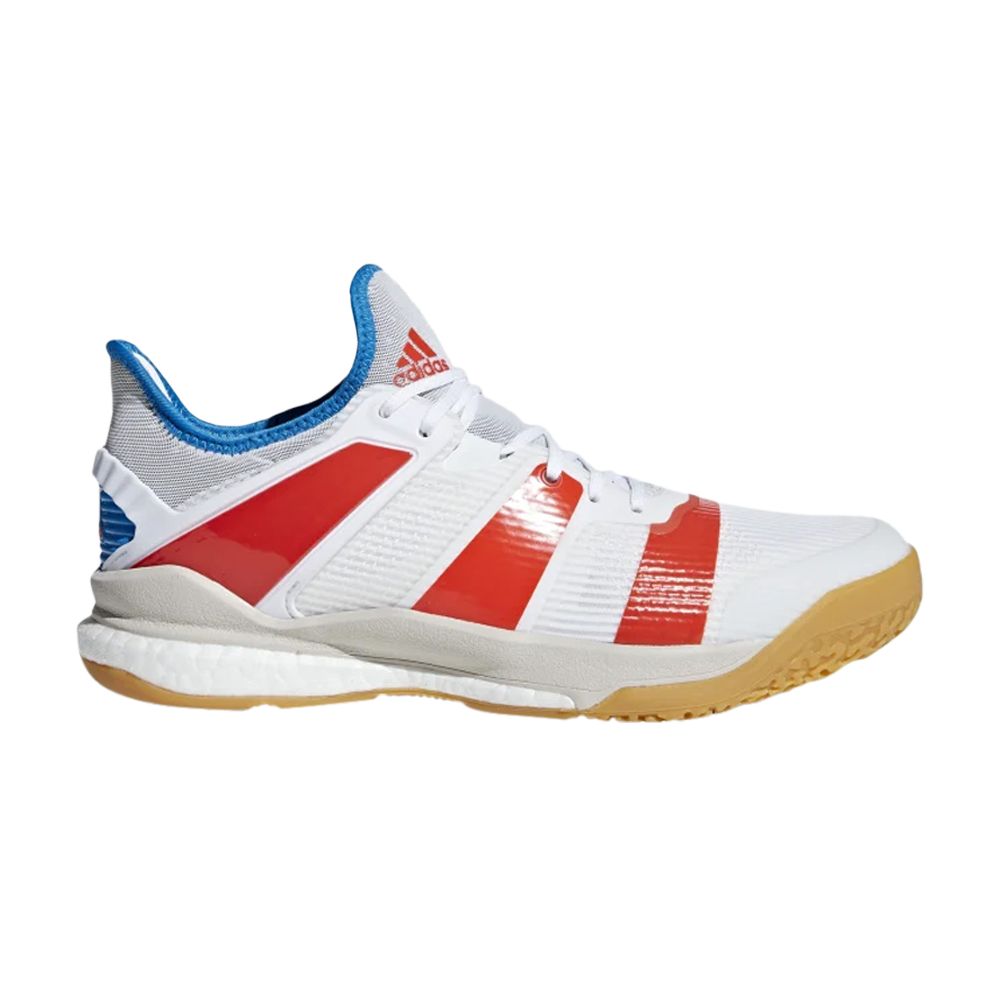 Adidas Stabil X 'Footwear White Red' | Men's Size 8 - B22571
