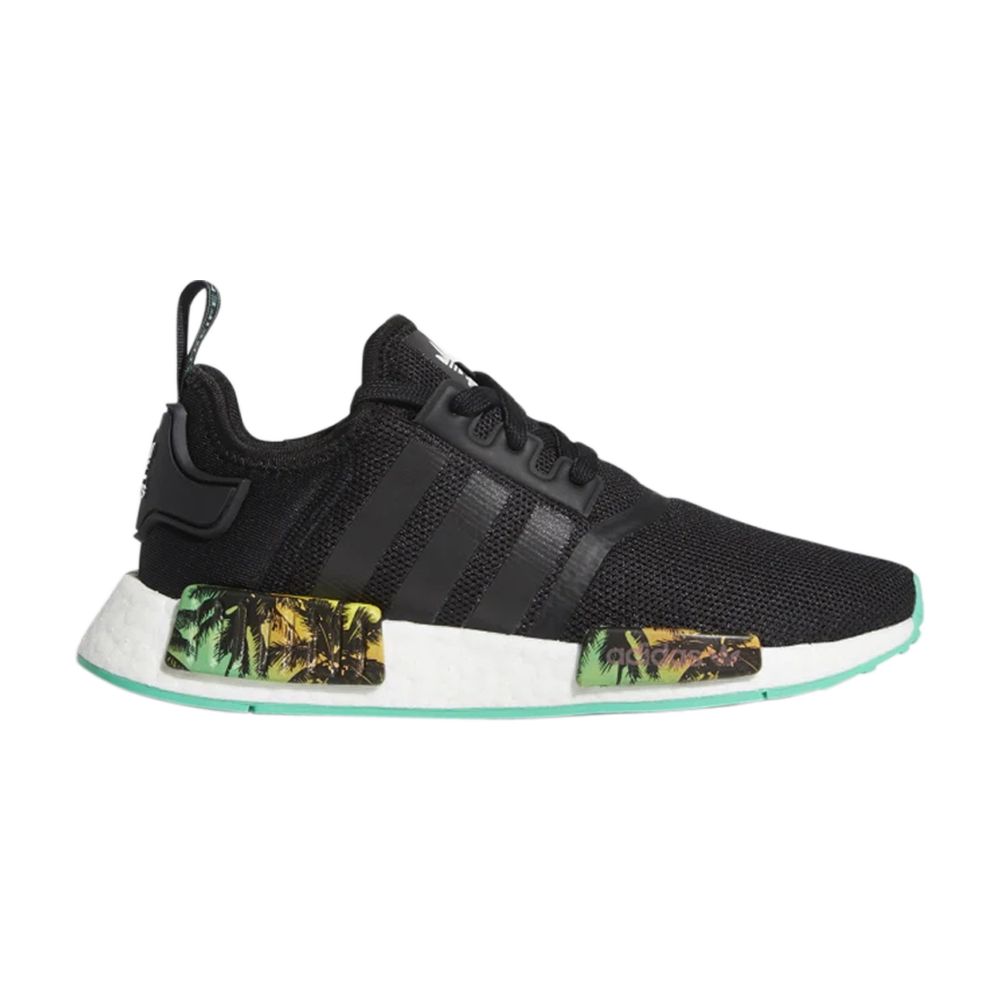 Pre-owned Adidas Originals Adidas Nmd_r1 J 'palm Trees' | Black | Kid's Size 4.5