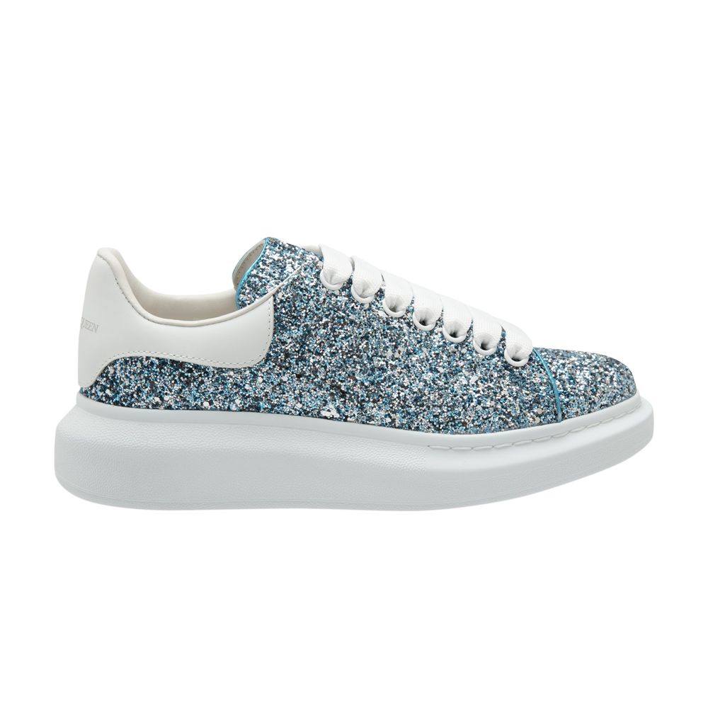 Pre-owned Alexander Mcqueen Wmns Oversized Sneaker 'galaxy Glitter' | Blue | Women's Size 36