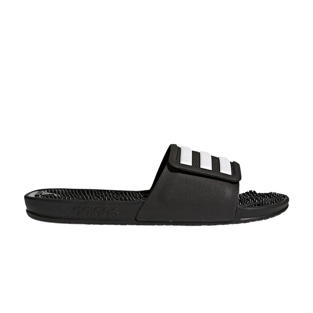 Adidas Adissage 2.0 3 Stripes Slide 'Black White' | Men's Size 13 - S78505