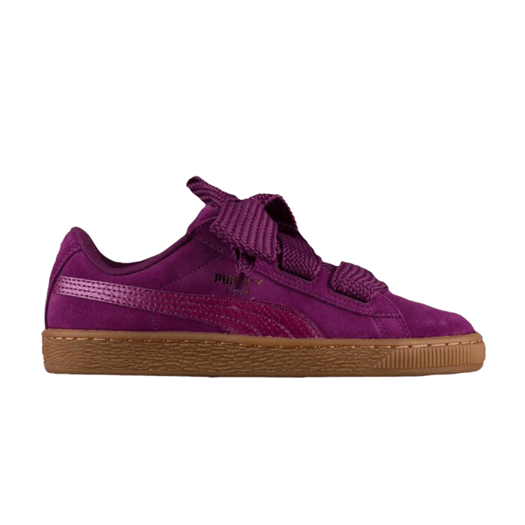 Buy Suede Heart SNK Jr Dark Purple 364918 01 GOAT AU