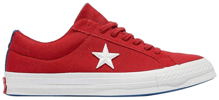 Converse One Star Low Red