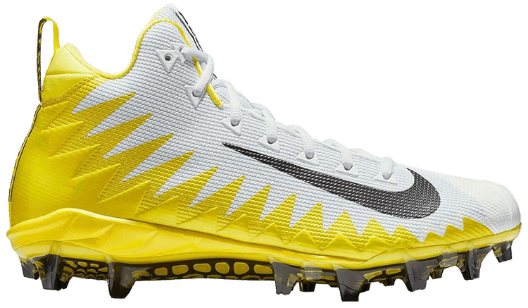 Nike Alpha Menace Pro Mid White Dynamic Yellow