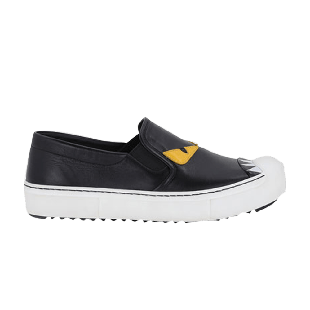 Fendi monster slip ons online