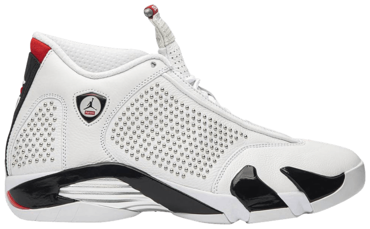 Buy Supreme x Air Jordan 14 Retro 'White' Sample - MNJDLS