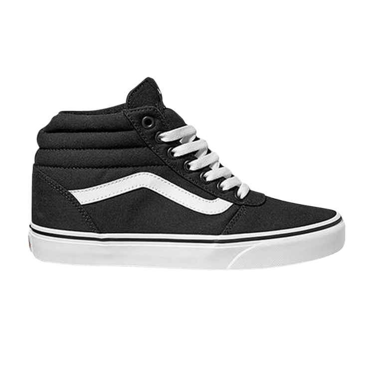 Vans ward hi black and white cheap