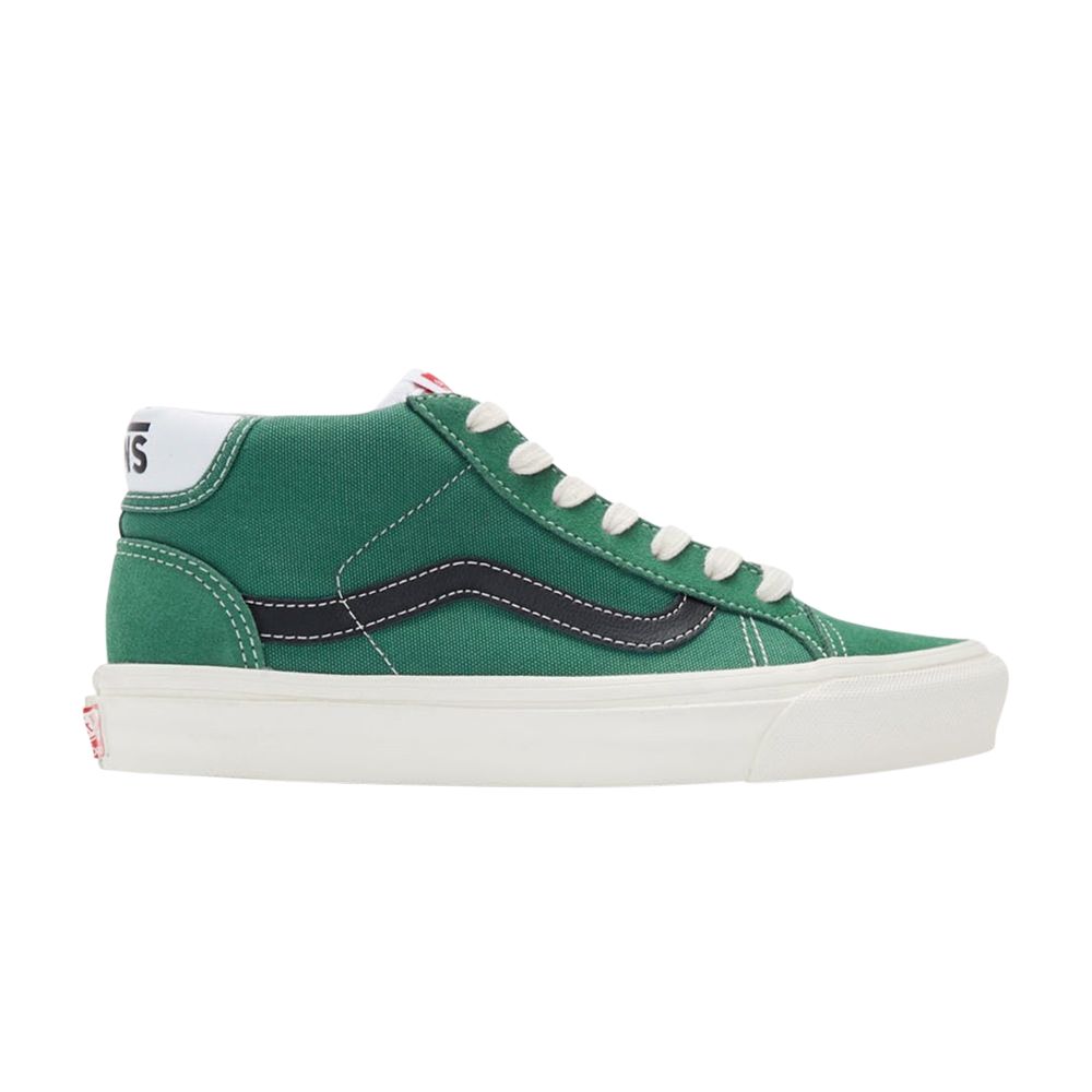 Pre-owned Vans Og Mid Skool 37 'green'