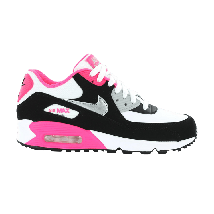 Buy Air Max 90 2007 GS White Black Pink 345017 122 GOAT
