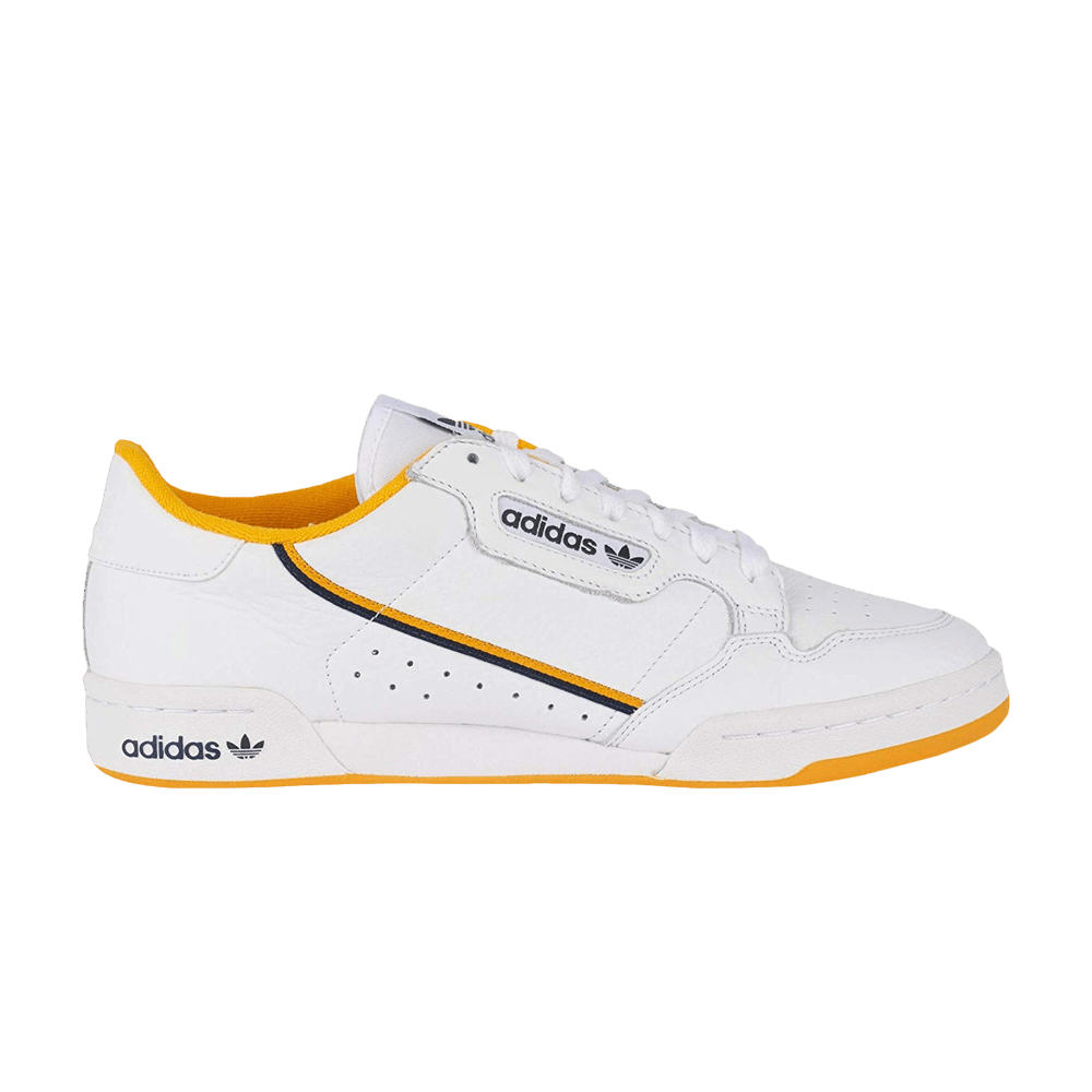 Adidas continental 80 yellow white clearance