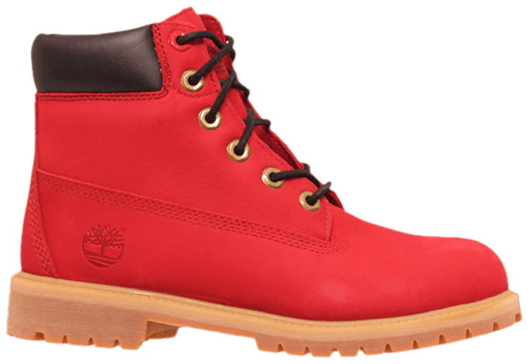 Timberland 6 Inch Premium Jr Red