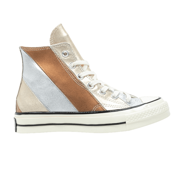 Converse Wmns Chuck 70 Hi Metallic Rainbow Tan Women s Size 5