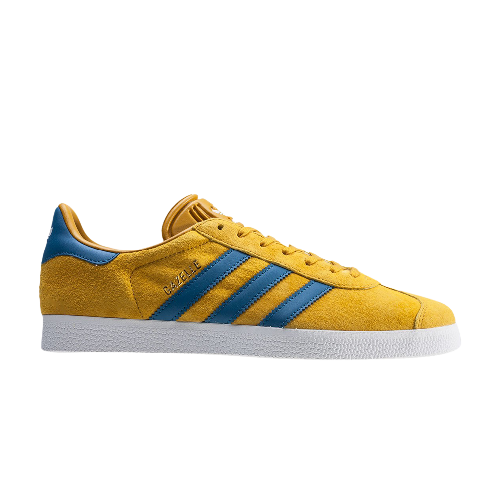 Pre-owned Adidas Originals Gazelle 'mustard Blue' In Yellow