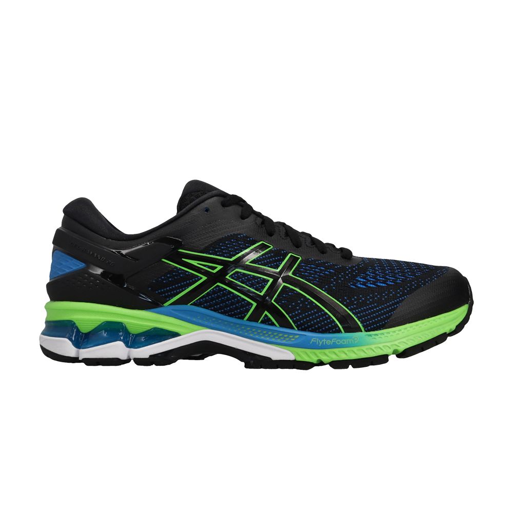 ASICS Gel Kayano 26 Extra Wide 'Electric Blue' | Black | Men's Size 9.5 - 1011A536003