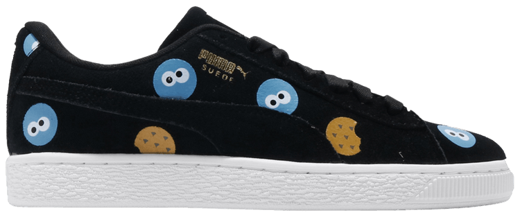 Buy Sesame Street x Suede Badge Jr 50th Anniversary 370340 01 GOAT