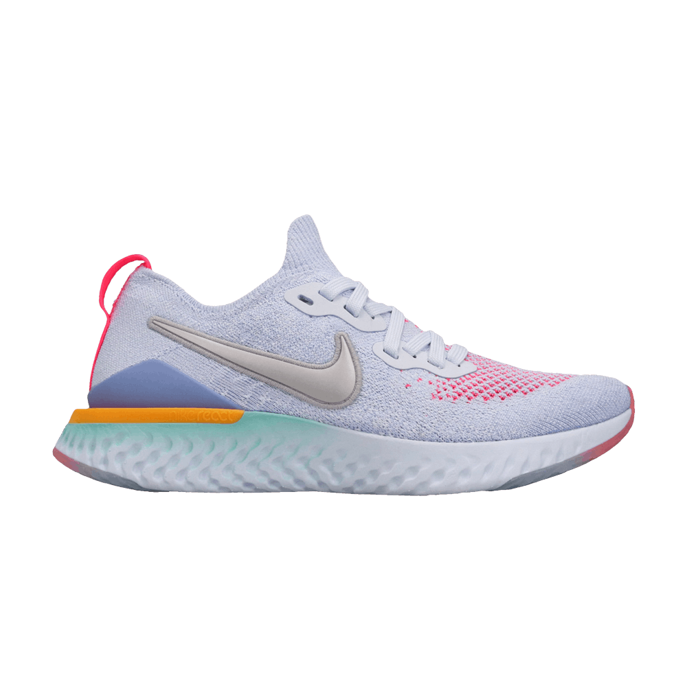 nike epic react flyknit 2 aluminum