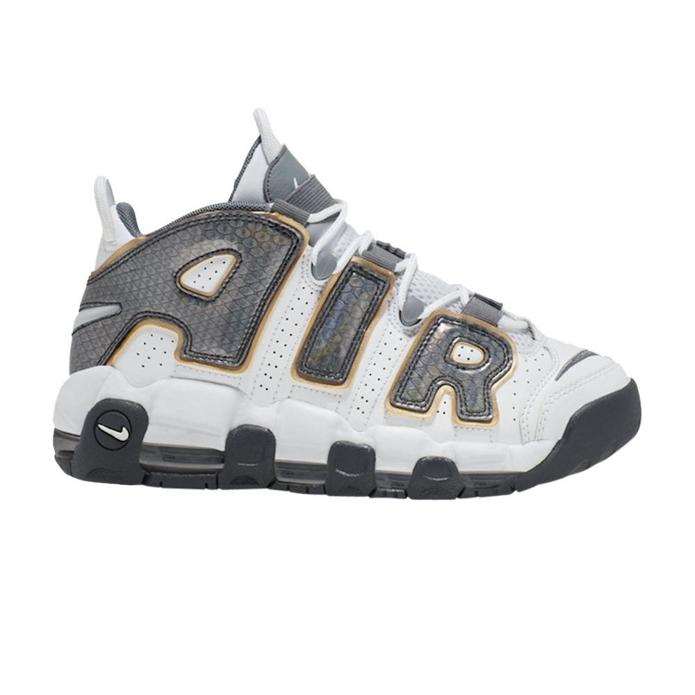 Pre-owned Nike Air More Uptempo Gs 'snakeskin' | White | Kid's Size 6.5