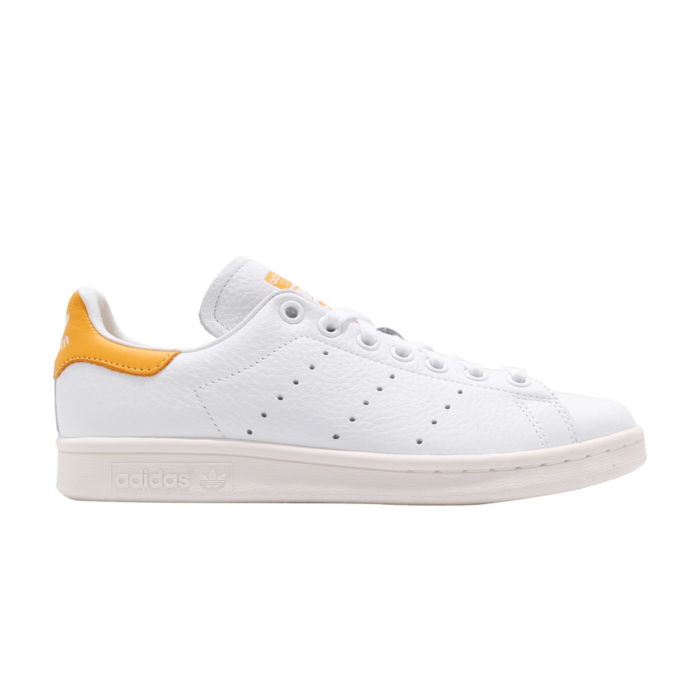 Pre-owned Adidas Originals Wmns Stan Smith 'active Gold' In White