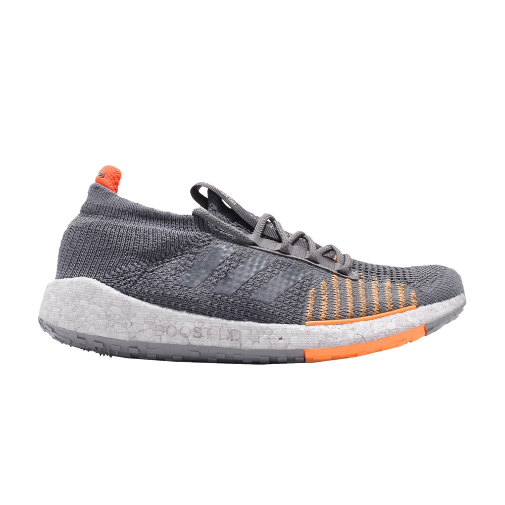 Pre-owned Adidas Originals Pulseboost Hd Ltd M 'flash Orange' In Grey