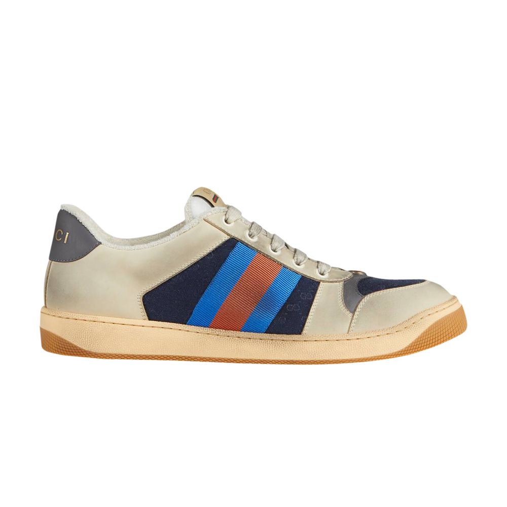 Gucci GG Screener 'White Blue' | Men's Size 11.5 - 546551-99W20-4368