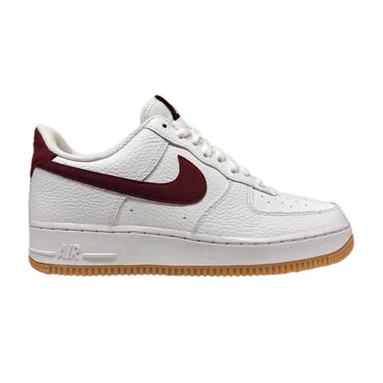 Achetez des Air Force 1 Low 07 Team Red Gum CI0067 101 GOAT FR